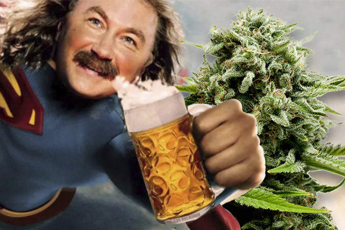 Интересное сочетание пива и конопли Пиво сварено на основе марихуаны